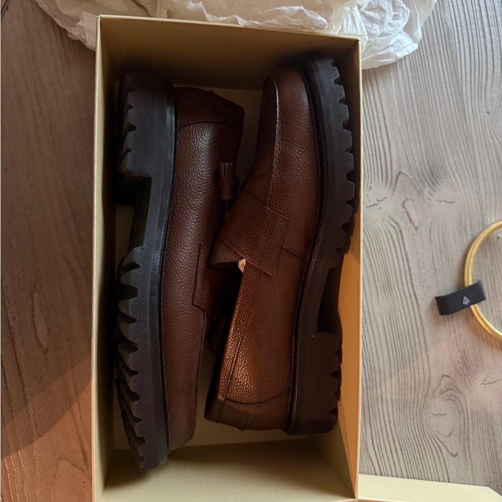 Blackstock & Weber Brown Leather Loafers